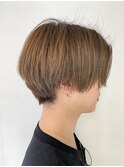 【担当　藤原三知代】ラテベージュおしゃれショート
