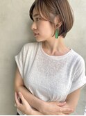 【#ひし形シルエット】愛され女性の丸みショートボブ