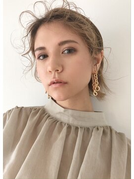 パーク(PAAQ) 【PAAQ田中】産毛バング×切りっぱなしボブ