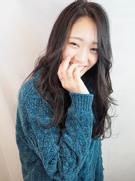 ヘアデザイン アンジェロカフェ(Hair Design Angelo cafe) 大人の柔らかゆる巻きロング