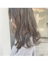 ブリーチなしでも透けるグレージュ/原宿/表参道