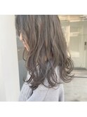 ブリーチなしでも透けるグレージュ/原宿/表参道