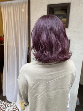 ヘアーメイク アフィーノ(hair make affino) ピンクバイオレット