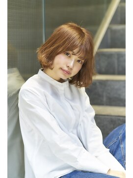 ノアエクレ 銀座(noah ecle) ジェンダーレス☆外はね切りっぱなしボブ♪