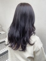 モルニ(MORNI)&nbsp;ブルージュカラー_マロンベージュ Aラインボブ かきあげ