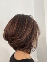 エイトタマプラ たまプラーザ店(EIGHT tamapla)&nbsp;【EIGHTたまプラ】デザインカラー切りっぱなしボブ