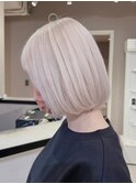 903栗色ブロンドヘア金髪ボブダスティーピンクタンバルモリボブ