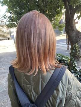 シェル 吉祥寺(shell) グレージュカラー/ボブウルフ/黒髪/ココアベージュ