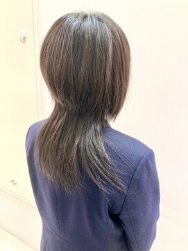 ヘアーライズ 池袋東口店(hair RISE) ウルフカット束ねやすい前下り
