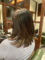 サロンデピレ オリーブ系カラー髪質改善大人女性人気施術