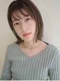 【WHOLE】ストレートボブ×ハイライト