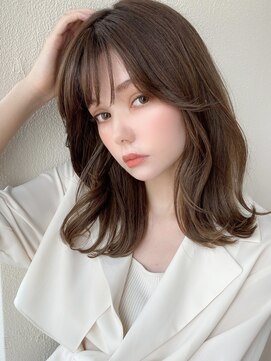 シルクレイ 新宿店(Silk-lei) 大人かわいい似合わせカットこなれミディ美髪外ハネミディ/新宿