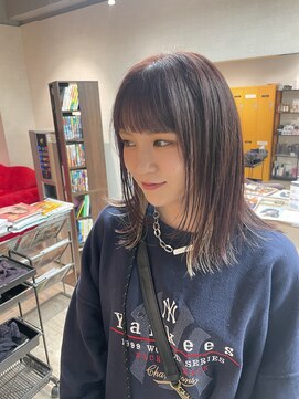 コワファーストナガサキシャンプーボーイ(COIFF1RST NAGASAKI SHAMPOO BOY) 韓国ヘア可愛い小顔くびれミディアムウルフ10代20代30代/長崎