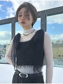 【 ハンサムマッシュ × アッシュベージュ 】浅野美紀