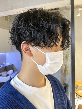 エリマバイフィフス 調布(elima by fifth) 波巻きセンターパート波巻きスパイラルパーマ波巻きパーマ