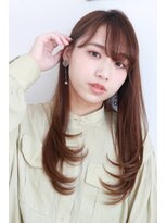 イーストバイエルゴ 川崎東口(EAST by ergo) 大人可愛い20代30代40代ベージュカラー＆ロングレイヤー