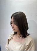 ブリーチなしオリーブベージュカラー