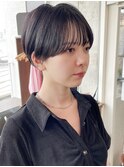 ハンサムショート/ニュアンスパーマ/ベージュカラー/マッシュ