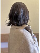 ヒントステーション(HINTSTATION)&nbsp;〈浅草 半個室〉ニュアンスボブ/チョコレートブラウン