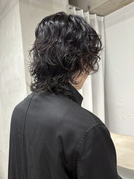 フィア(PHERE) 〇メンズロングウルフニュアンススパイラルパーマ