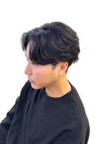 ビカム 名駅(become)&nbsp;フェザーパーマ×センターパート黒髪/名古屋/名駅