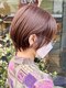 ユズリハ(yuzuriha)の写真/忙しい朝のセットが簡単に決まる＊乾かしただけでまとまる、スリークなショートボブが人気です♪