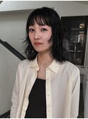 かけすぎないミディアムレイヤーパーマ