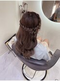 サイドお団子/梅田ヘアセット