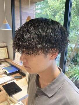 ヘアー アンベリール(HAIR EMBELLIR) 波巻きパーマ