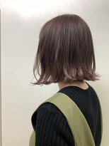 オルクドゥ(Orque deux)&nbsp;大人可愛い20代30代韓国風切りっぱなし小顔ボブ艶カラー