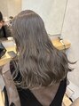 アノン エクラート 浦和店(Anon ECLART) オリーブグレージュ×ゆる巻きヘア