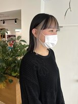 オーシャン(Ocean) 【OceanHair&Life田中愛梨】インナーカラー/ロブ/イヤリングカラ