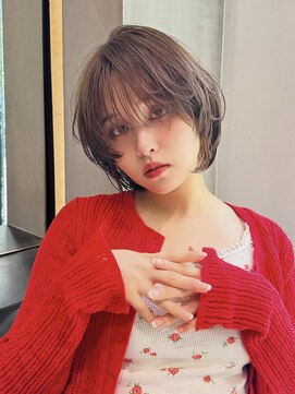 ロンドエニカ 大宮(Lond enika) 髪質改善/レイヤー/オリーブグレー/小顔に見せるヘア/大宮