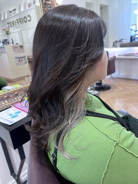 コワファースト させぼ五番街店(COIFF1RST) ミルクティーcolor×インナーカラー