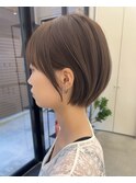 ココアベージュ/クラゲヘアー/オリーブグレー/ショートボブ