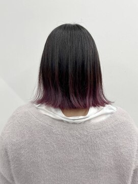 シエスタ バイ アンブルリュクス(siesta by amble luxe) グラデーションカラー　ピンクラベンダー