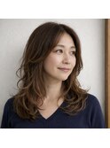 セミロングデジタルパーマ　20代 30代 40代 50代 60代　髪質改善