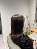 外ハネミディアム顔まわりレイヤー