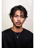 men'shair/波巻きツイストスパイラル/ニュアンスパーマ