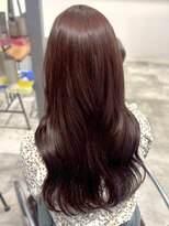 キャパ セントラル 天神 大名店(CAPA central)&nbsp;髪質改善 ナチュラルブラウン 透明感カラー ロング 20代 艶髪
