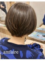 ヘアサロン アンフェール(Hair Salon Amfaire)&nbsp;【Shimizu】大人丸みショート