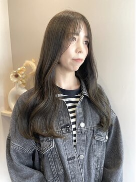 クム(QUMU) 透け感◎オリーブグレージュ