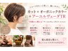 カット+オーガニックカラーリタッチ+アーユルヴェーダTR