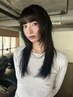 【梶原,池田限定!】カット+ナチュラルストレートパーマ ￥28,600→20,000