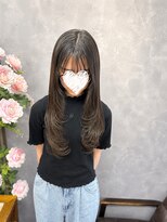 チョコア(CHOCOA)&nbsp;韓国風くびれレイヤー×顔まわりカット