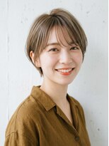 ブロック(BLOCK)&nbsp;透明感グレージュ×うる艶マッシュショート