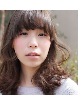 ニコヘアー(niko hair) アッシュグレーミディアム