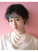 【LOJE】ジグザグバングと前髪インナーカラー