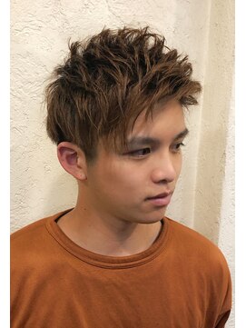 ヘアーレック(Hair REC) 2ブロショート★アップバングスタイル☆