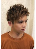 2ブロショート★アップバングスタイル☆